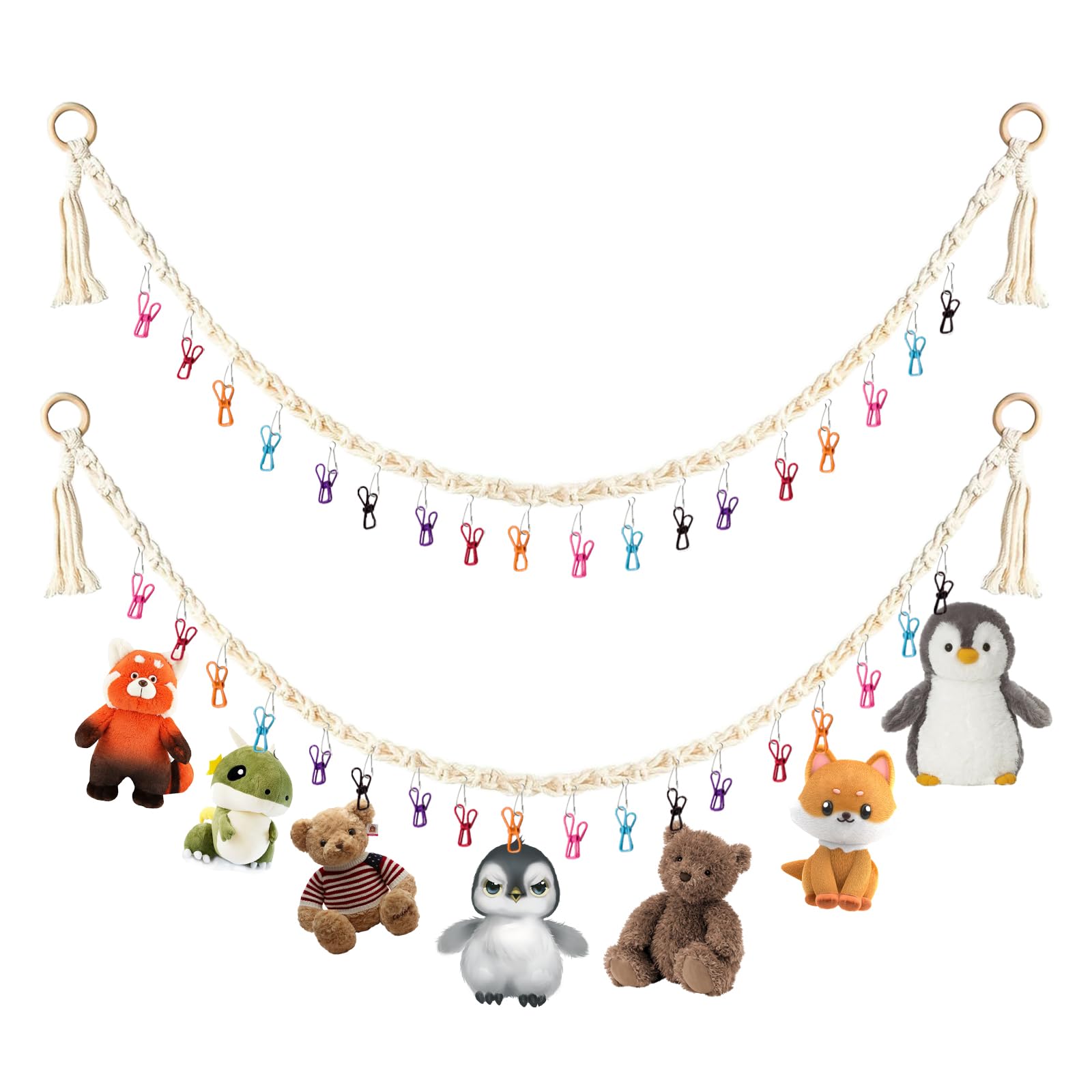 Safari dieren serie pluche knuffels 2x stuks - Zwarte Panter en Luipaard van 15 cm bestellen voor € 19.25 bij het