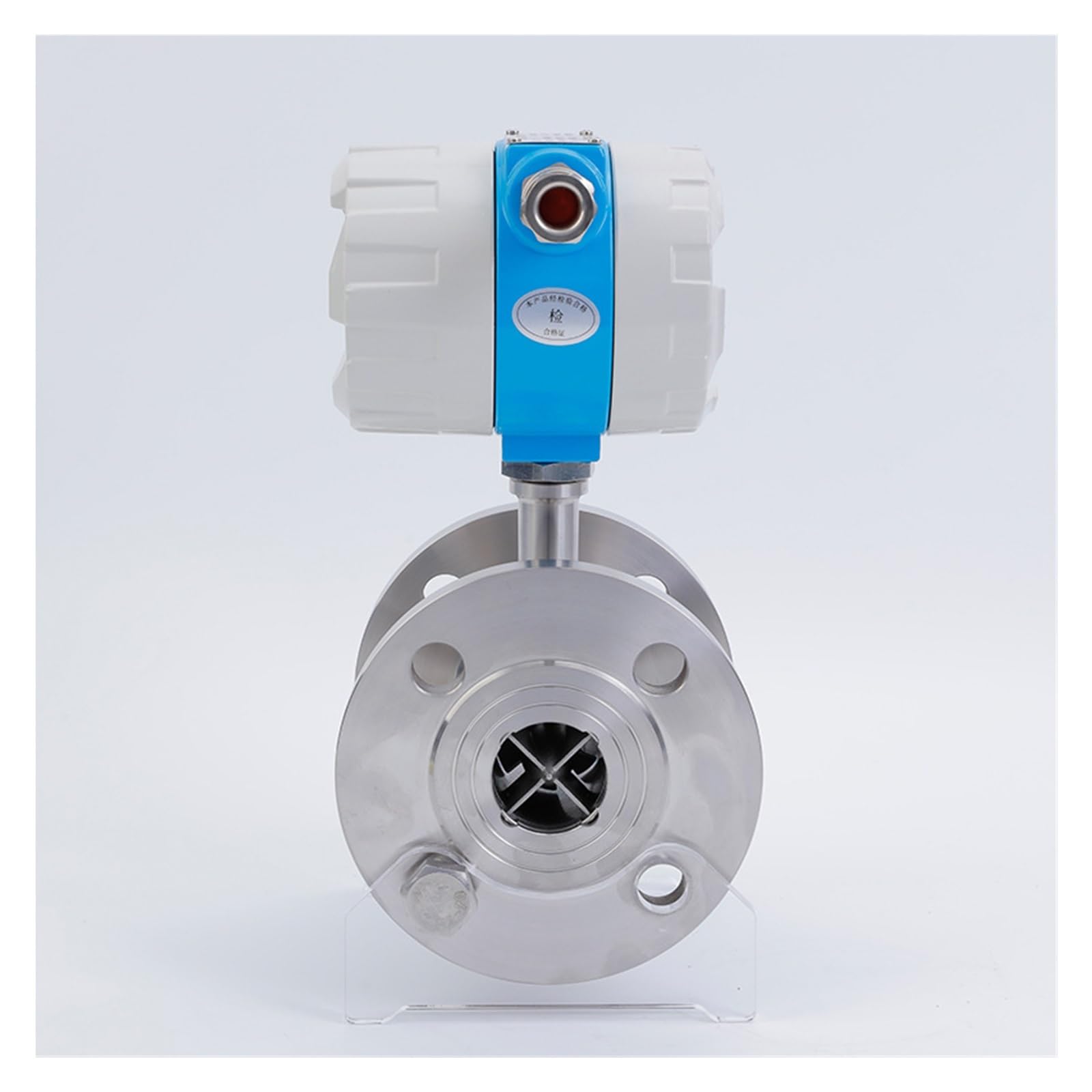 Medidor De Flujo Integrado Inteligente Tipo Tubería 0,5 Clase Precisión 4-20mA Salida Sensor Acero Inoxidable Industrial(DN80mm)