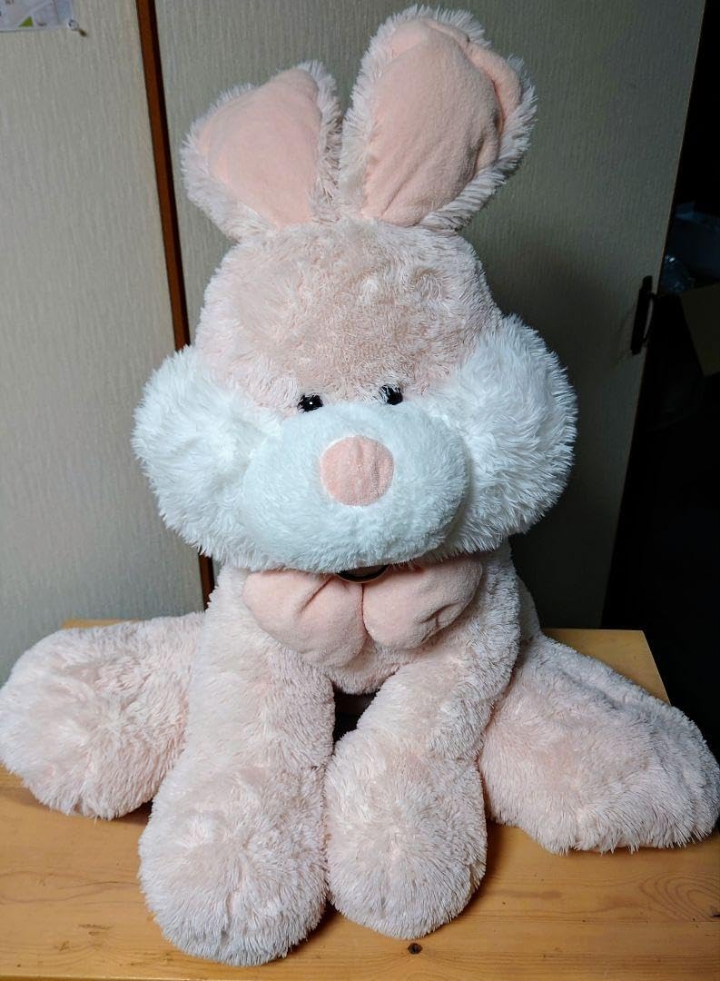 Amazon.co.jp: ピンク色値コストコ うさぎぬいぐるみ ピンク色 : おもちゃ