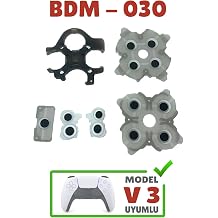 POP KONSOL PS5   Lastik Tak m  V3 Uyumlu PlayStation 5 BDM-030 Versiyon 3 Kol Tamir Yedek Par a