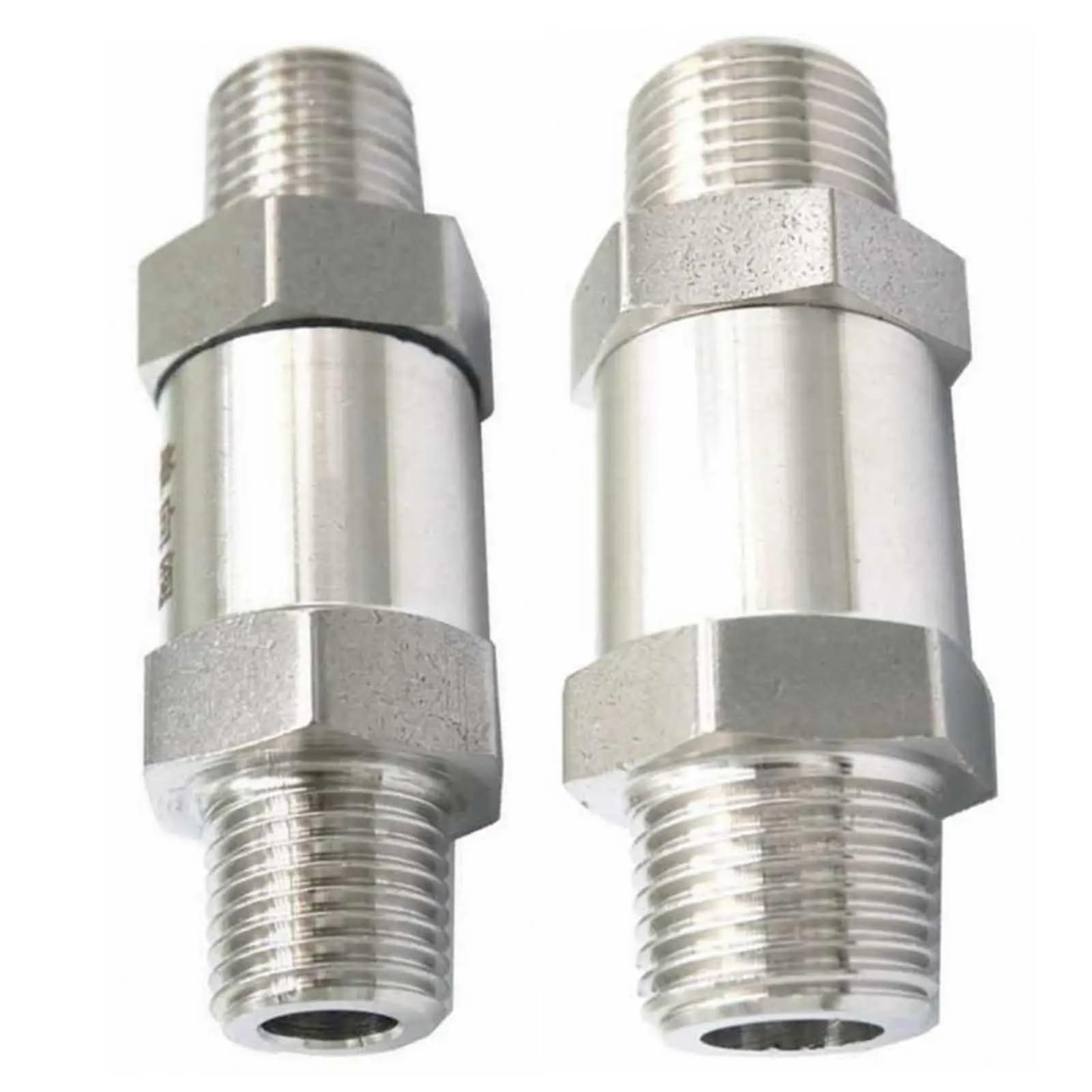 Clapet anti-retour en inox 304 hexagonal 1/2 NPT haute durabilité
