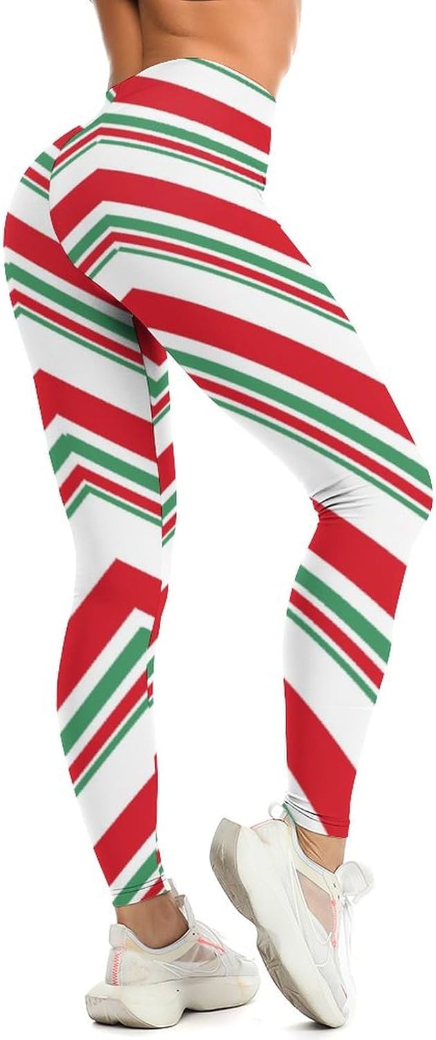 Women's 80s Leggings Artistic Splash Printed Buttery Soft Stretchy Pants High Waisted Seamless Workout Leggings - Image 4