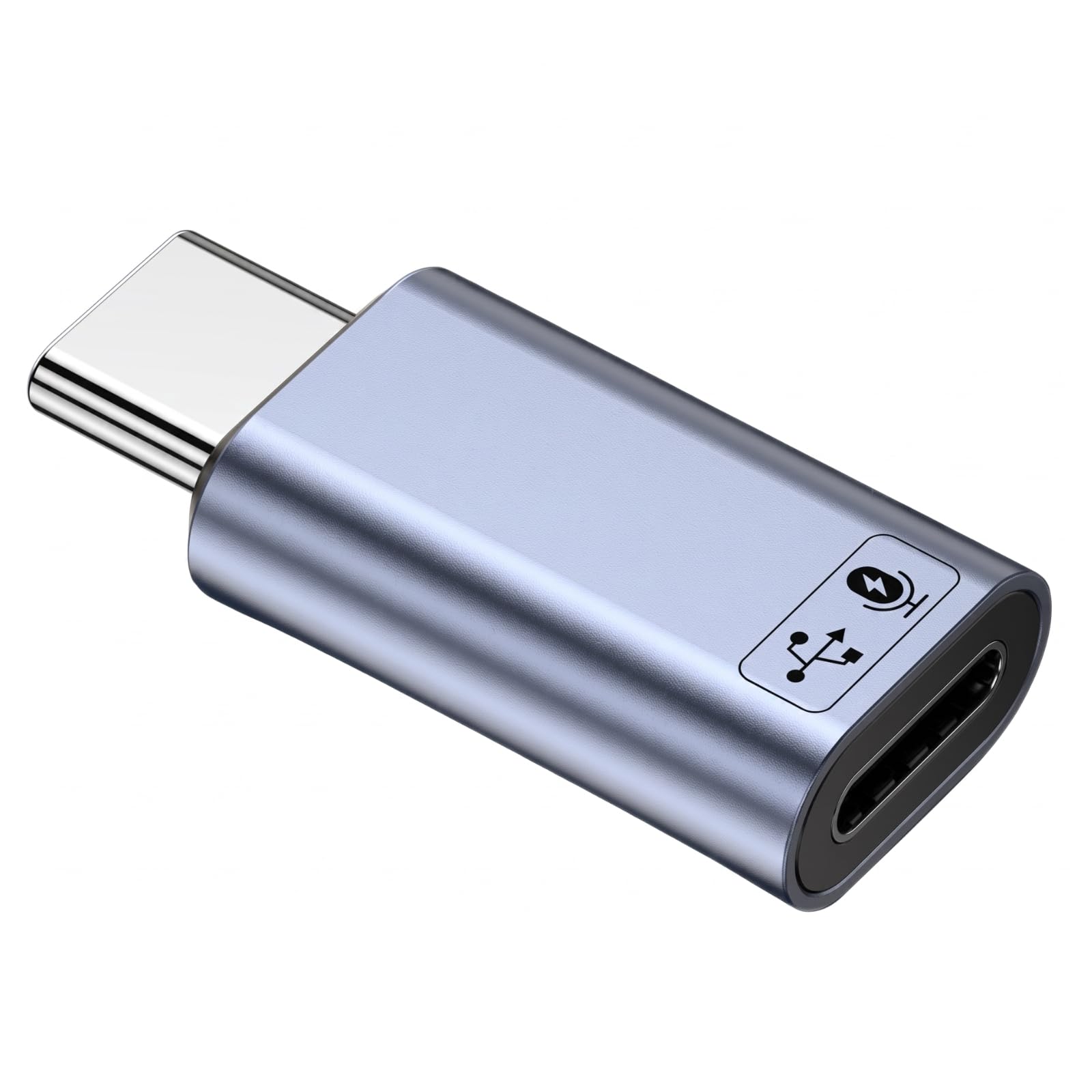 Lightning to Type C Converter Audio Support OTG Charge, Lightning Female to Type C Male Adapter Grey, USB C to Lightning Audio for iPhone iPad MacBook Use Earphones | Hi-Fi Sound-image-13