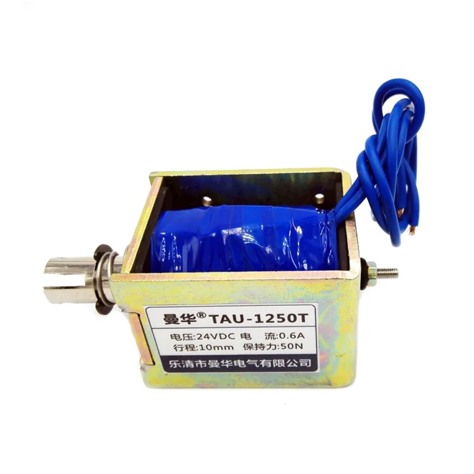 Gadsqdkok 12Vdc Dc Solienod Electromagnet 12V 24V Push&Pull Type Open Frame Tau-1250T Jf-1250T