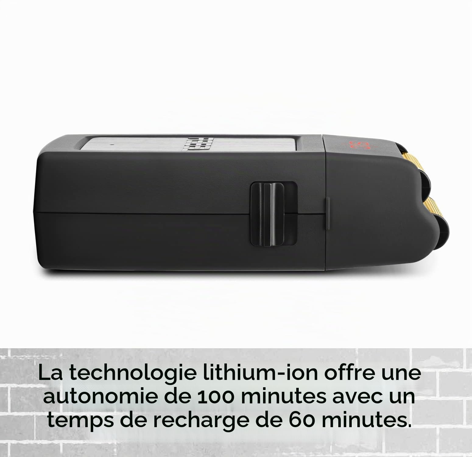 Rasoir Électrique Hommes Barbe et Cheveux Stylecraft Rebel by Gamma Più, Rasoir Barbe Électrique Sans Fil, Autonomie de 100 Minutes, Rasoir de Poche Compact et Portable 150gr, Ergonomique, 11.000 rpm