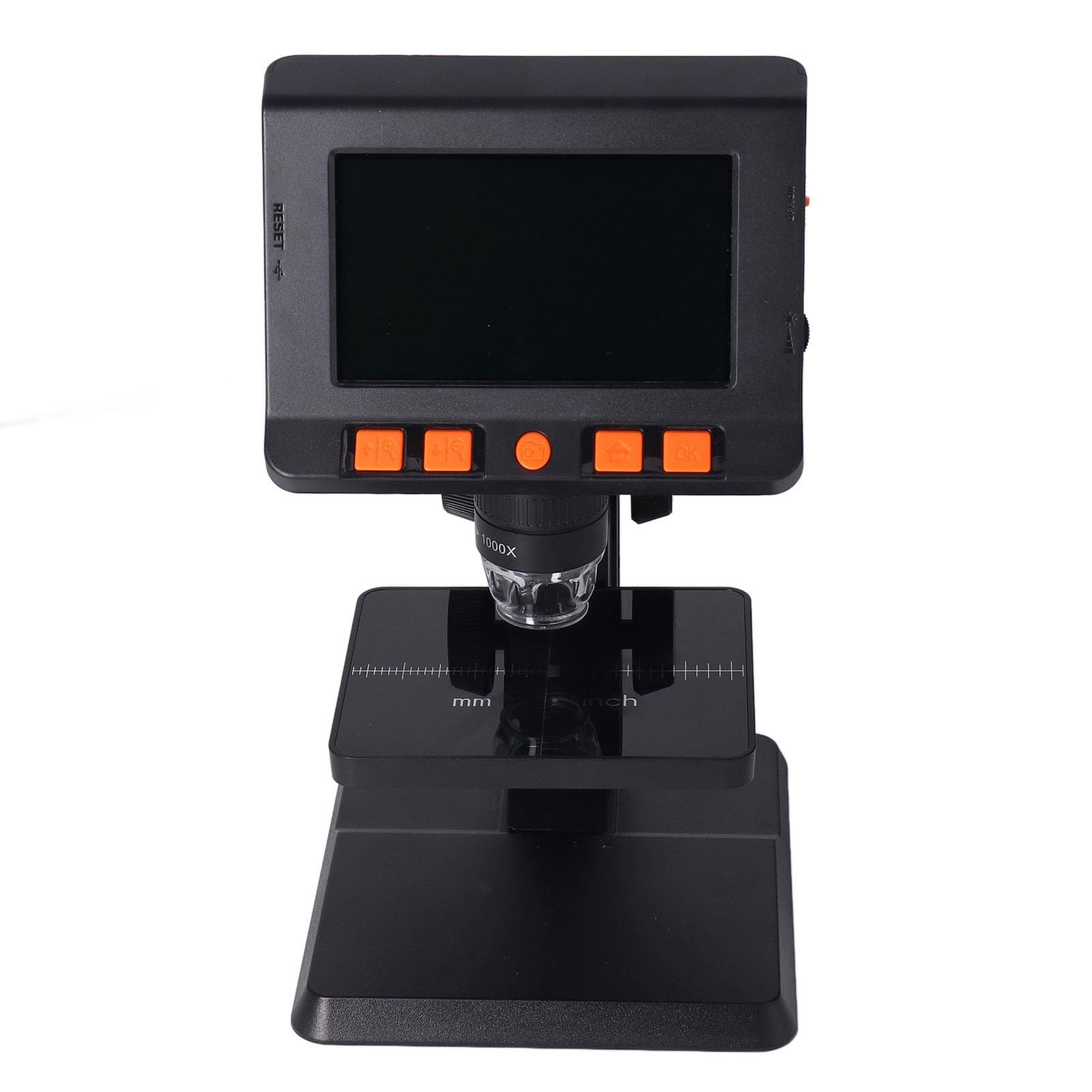 Naroote Microscopio Digital Pantalla LCD de 4,3 Pulgadas 1000x