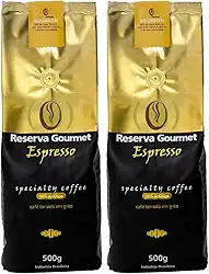 Kit Café Especial em Grãos, Bourbon Amarelo Reserva Gourmet, 2 Pct de 500g, Torra Fresca, Direto da Fazenda