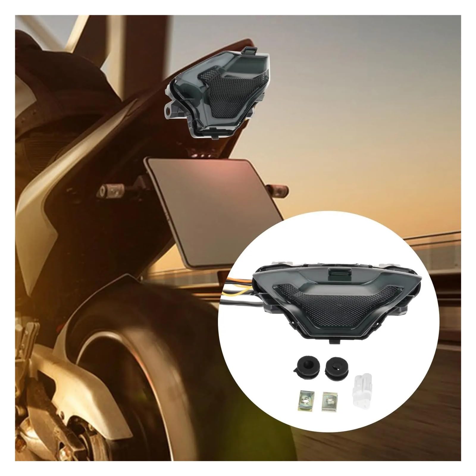 Luces Intermitentes para motocicleta de 12 V y 108 LED con
