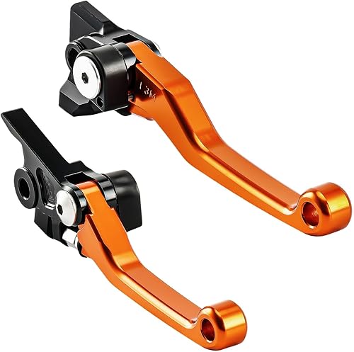KAX Palancas cortas de freno y embrague, 2 piezas aptas para TE250 TE300 2014-2016 FE250-501 2014-2016 FC250-450 2014-2015 TC TE250-511 2013