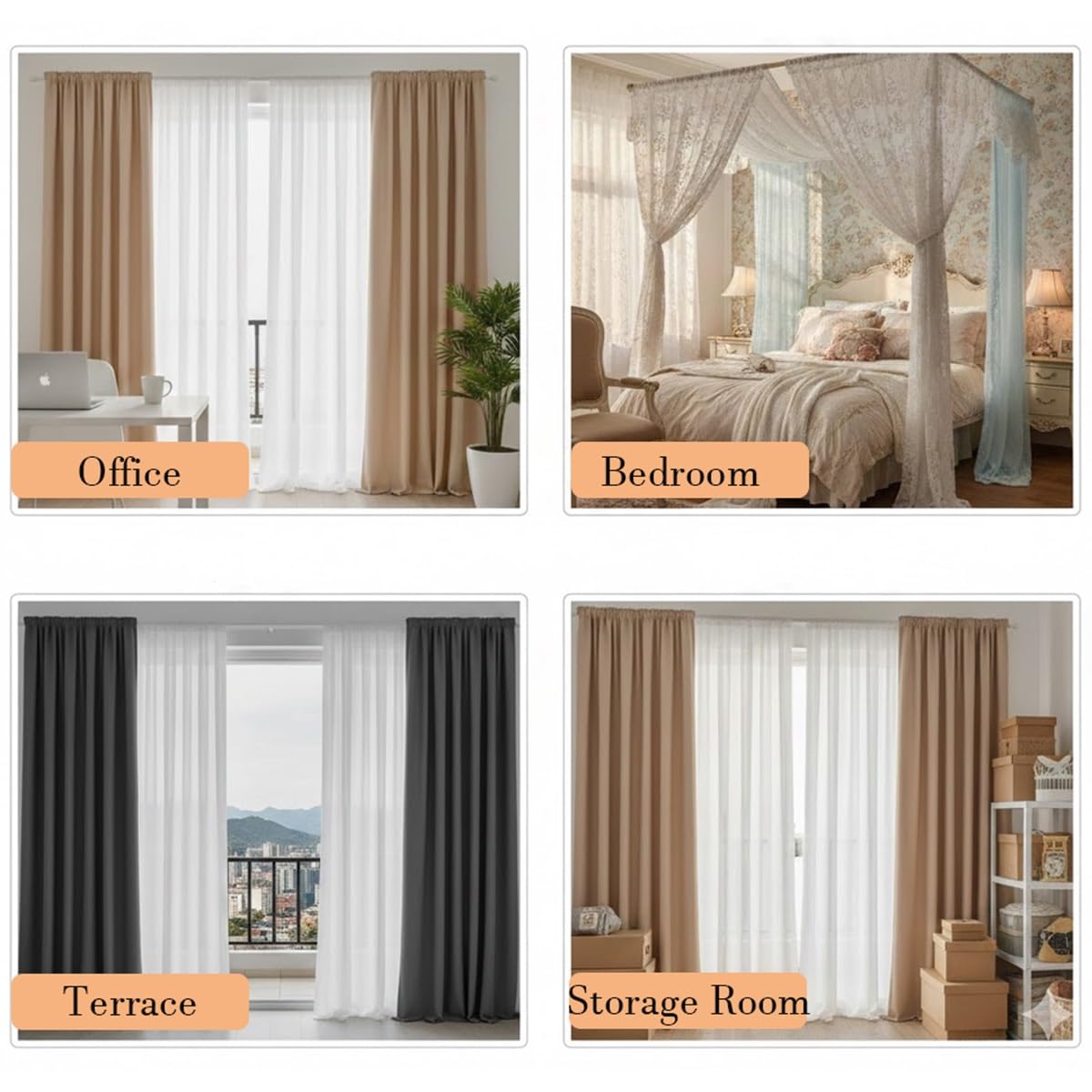 Rail à Rideaux Tringle Rideau Double Rideau Rail Plafond Aluminium 100cm 120cm 150cm Tringle à Rideaux Silencieuse à Rails à Double Rangée pour Chambre à Coucher ou Hôpital Salon(Blanc,1.7m)