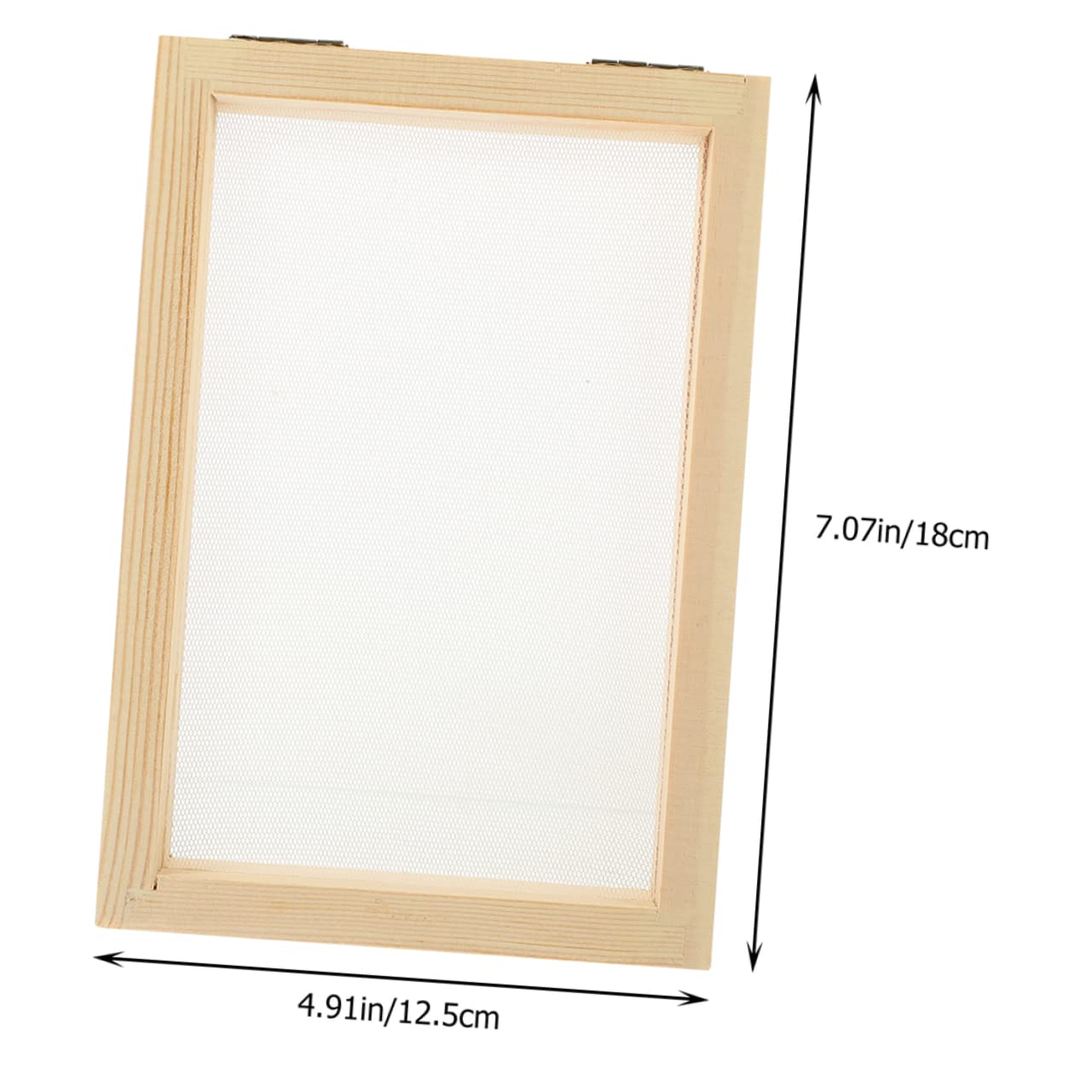 AUTSUPPL 2pcs Wooden Paper Making Mould Frame DIY Paper Craft for Boys and Girls