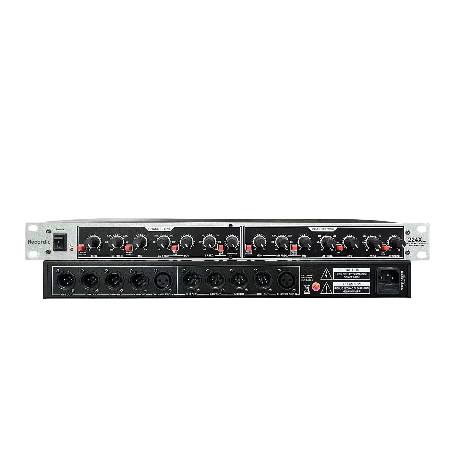 DJ-Controller, 234XL Professionelle Sound-Peripheriegeräte Stereo 2/3-Wege, Mono 4-Wege 234XL Crossover