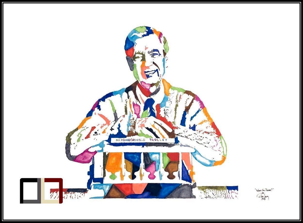 HAND DRAWN Watercolor Artist Original water color wall art 