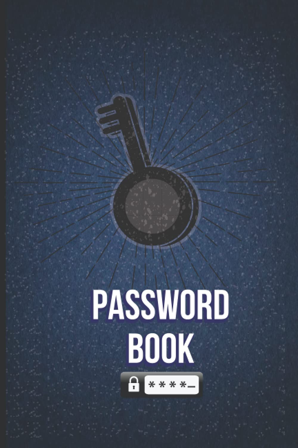 Password Book: Password Book 6" x 9" Small Internet Password Notebook and Alphabetical Tabs Internet Address & Password Logbook removable cover band for security