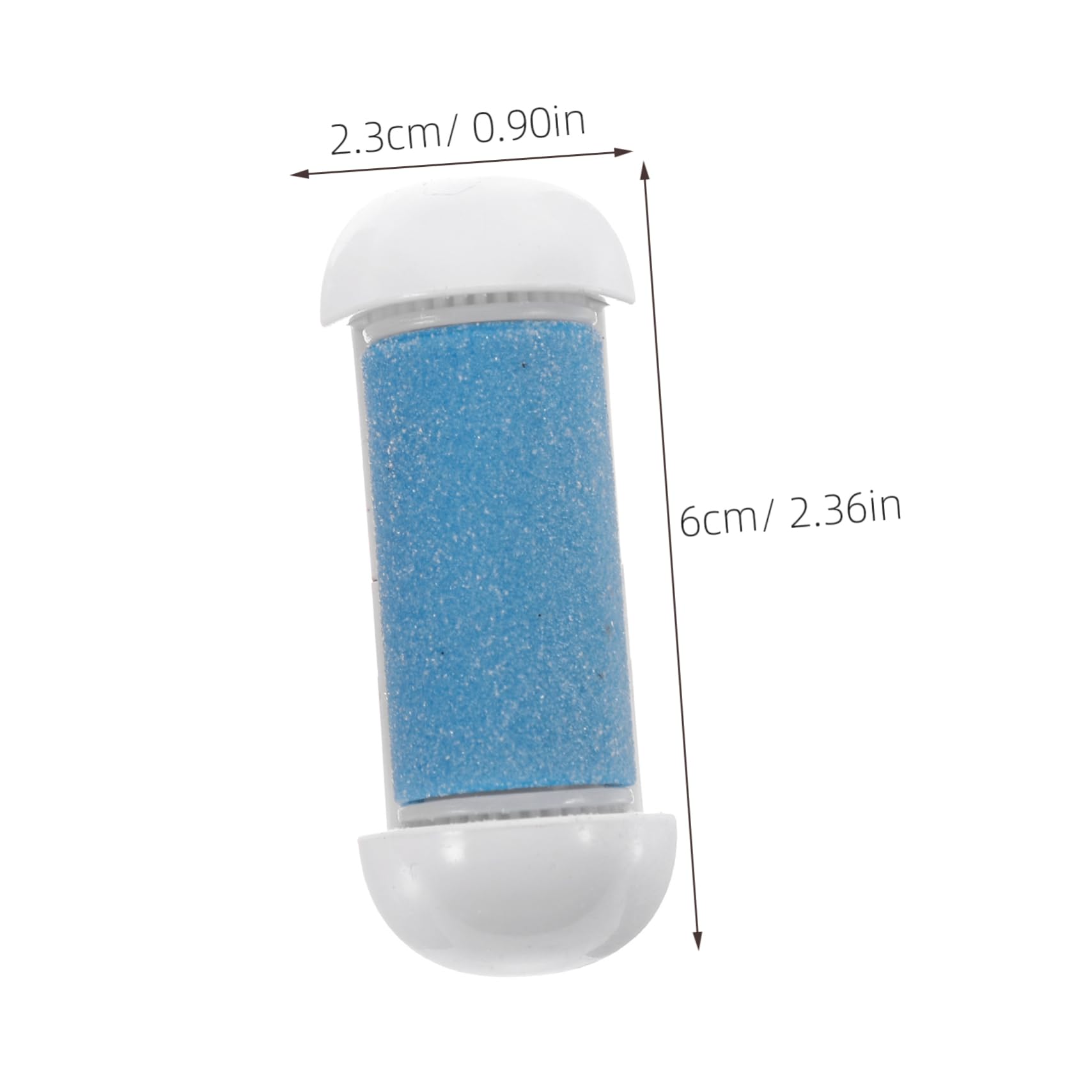 FRCOLOR 30stücke Teiliges Ersatzrollen Für Elektrische Fußfeile Ergonomisches Design Effektive Hornhautentfernung Für Pediküre Und Fußpflege Und Blau