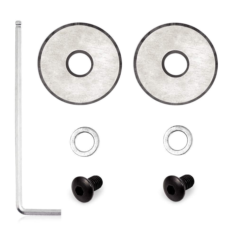 SPEEDWOX Glass Tile Cutter Replacement Cutting Wheel High Strength Tungsten Carbide Scoring Wheels Accessories Parts with Washer Screw Hex Wrench