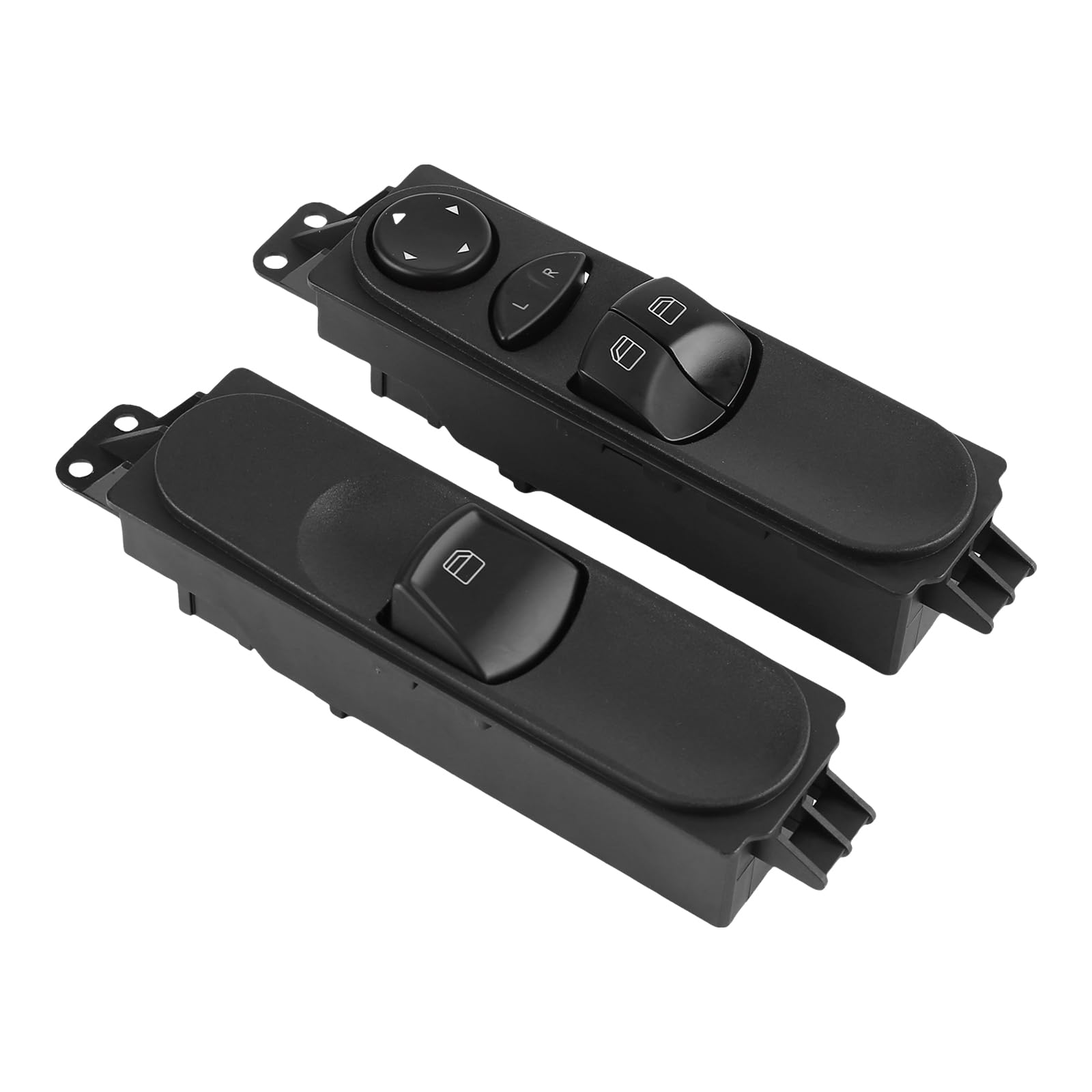 Fensterheber Schalter Schalteinheit Vorne Links & Rechter Kompatibel mit Mercedes-Benz Sprinter W906 2006-2023 Fahrerseite Hauptfensterschalter Power Fenster Lock Schalter A9065451213 A9065450913