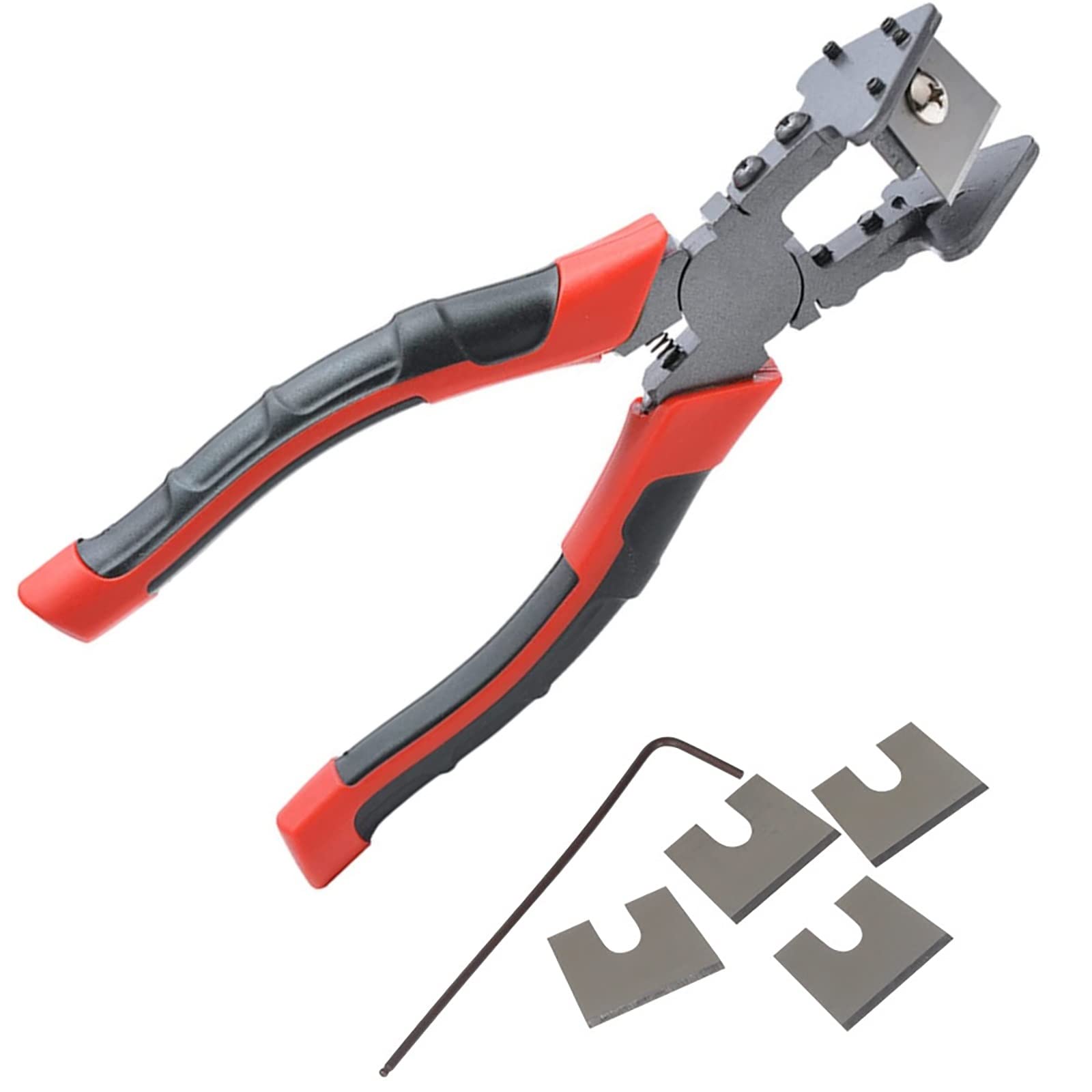 Gioboy Angle Miter Shear Cutter Right Angle Scissors Rubber Strip Scissors V Notch Pliers 90 Degree Angle Cutting Scissors For Cutting Soft Wood, Plastic, Pvc