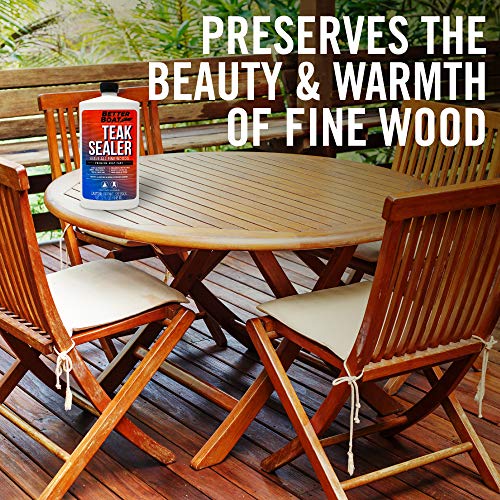 Image of Teak Cleaner and Brightener for Wood, Teak Oil or Sealer for Boats, Indoor