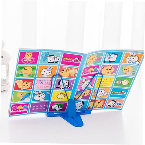 Miniatura 5 de ibasenice Soporte para tableta, trípode para tableta, trípode para tableta, soporte de lectura, estante de lectura, multiusos, marco de mesa de