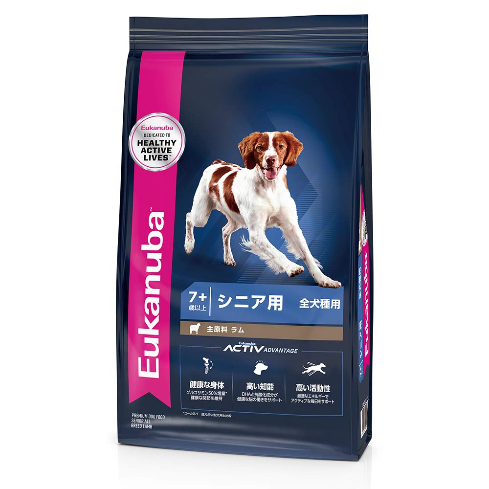 Amazon.co.jp: ユーカヌバ ラム＆ライス 全犬種 シニア用 7歳以上 7.5 