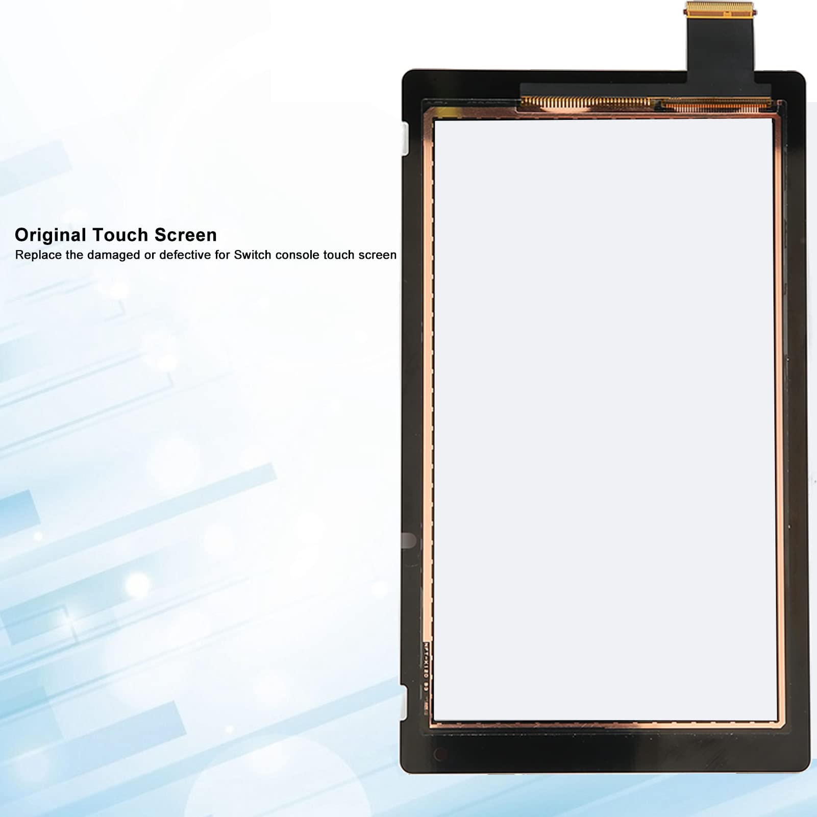 ASHATA Pantalla LCD de Repuesto para, Repuesto de Cristal de Pantalla Táctil Digitalizador para Piezas de Reparación de Pantalla Táctil, Pantalla Táctil LCD para Consola