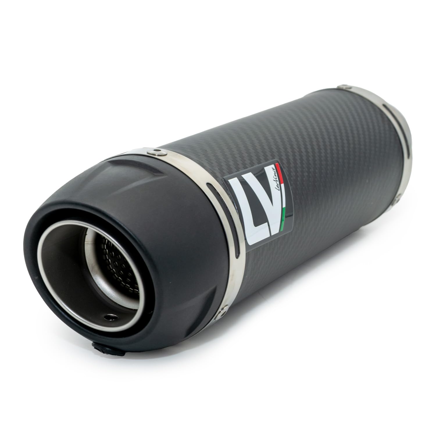 LeoVince silenziatore finale GP CORSA EVO RACING Carbon, tappo in tecnopolimero & DB-Killer compatibile con Kawasaki Ninja 400 2018-2023 / Ninja 500 / SE 2024-2026 / Z 400 2019-2023