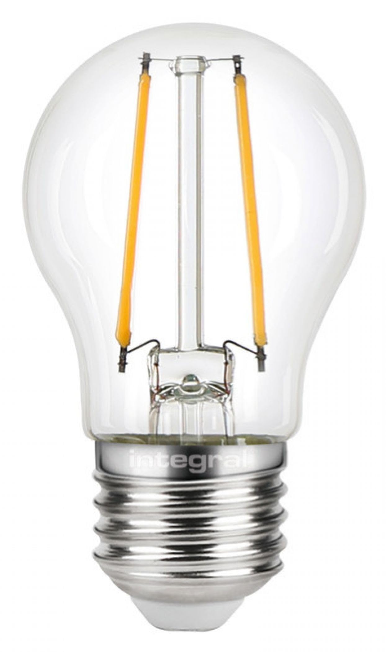 Clear 1.8w Filament LED Golf Ball Non Dimmable 2700K E27 250lm =25w Integral