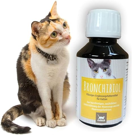emma hustensaft katze i thymian bronchial krauter i tropfen anis fenchel i atemkrauter i mittel beruhigung atemwege bei husten i schleimloser i hustenkrauter i krautermischung katze 100ml amazon de haustier