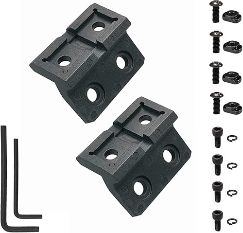 CG GEARS Montaje óptico y de luz compensada para Mlok, soportes de sección de riel de polímero compatibles con rieles Picatinny