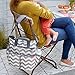 Skip Hop Diaper Bag: Iconic Duo Signature Function Forward Tote with Changing Pad & Stroller Attachement, Chevron