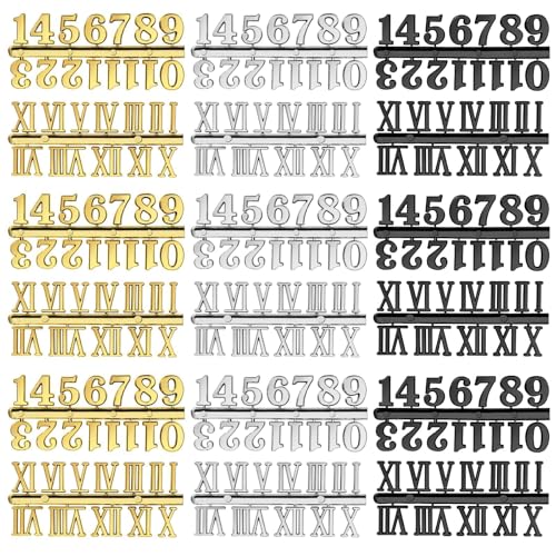 Numeri in Legno (5 per Numero) tot. 50 pz. in comoda scatola con