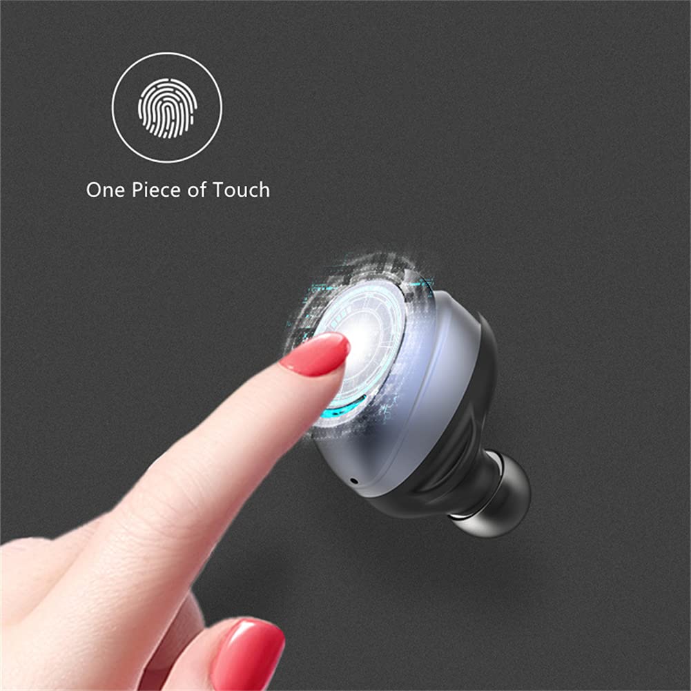 Cuffie Bluetooth in Auricolari in Esecuzione dell'orecchio con Rumore cancellazione del Microfono, Cuffie Auricolari Wireless con Microfono, per Lavoro, Sport, Gioco