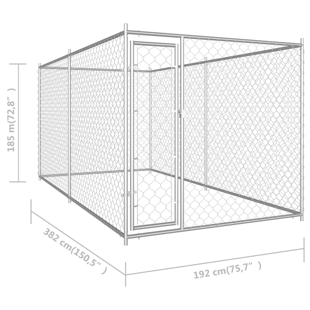 Forniture per animali domestici-Cuccia per cani da esterno 382x192x185 cm-Animali e forniture per animali domestici