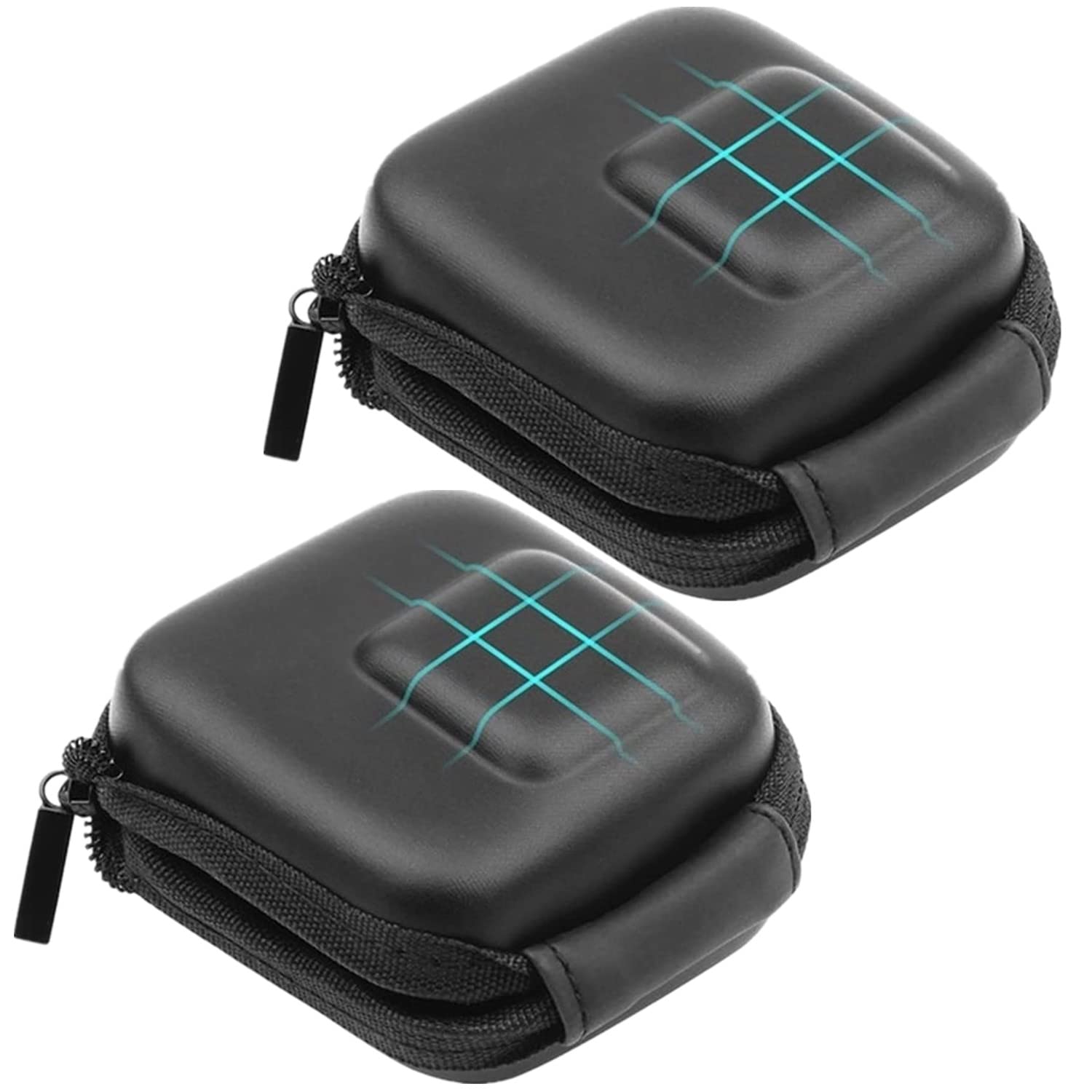 eWINNERMini Carrying Waterproof Case Security Protective Bag Compatible with GoPro Hero 13 12 11/10/9/8/7/6/5/Session 5/4/3+AKASO/Campark/YI/Sjcam/for Dji Osmo Action 5 PRO/Action 4 3 Camera (2 PCS)