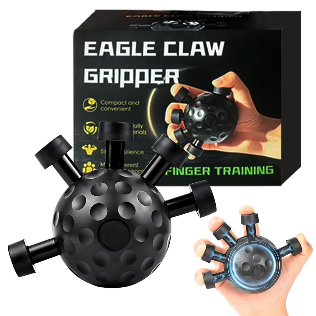 Eagle Claw Gripper Finger Exerciser, Heavy Resistance Hand Grip Ball for Finger, Hand & Forearm Workout, Grip Strengthener for Men & Women, Multi Colour-image-26