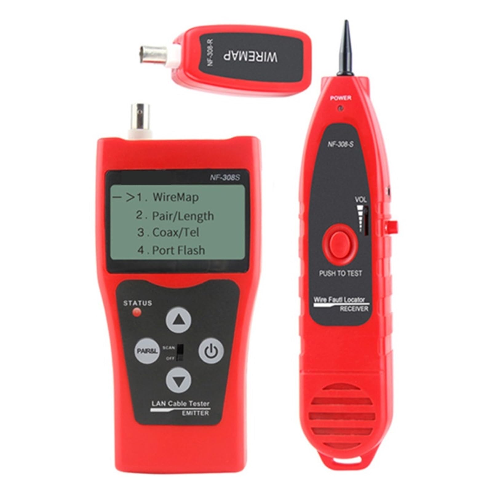 Display Digitale Tester For Cavi Ethernet Localizzatore Di Rete Lunghezza Collegamento Dispositivo Test Della Porta Identificazione Precisa Efficace