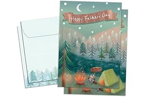 Tree-Free Greetings Rustic Camping Father's Day Card
