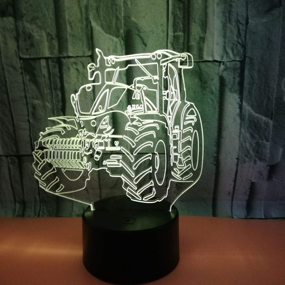 YTDZLTD Illusione Ottica 3D Serpente Luce Notturna 16 Colori Mutevoli Telecomando USB Potere Toccare Cambiare Arredamento Lampada LED Lampada Da Tavolo Bambini Brithday Natale Regalo - 6