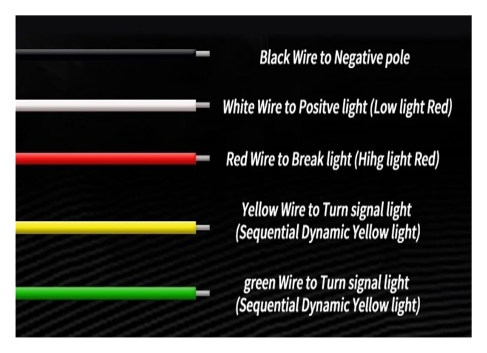 Luce Freno Posteriore A LED DC12-80V Indicatore Di Direzione Guida Per Motociclette Luci Posteriori Arresto Per Moto Accessori Per Fanali motocicletta fanale posteriore