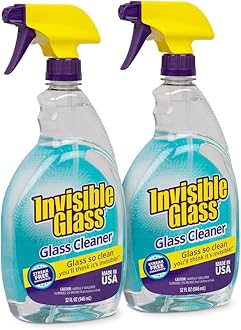 92194-2PK Premium Glass and Window Cleaner for Auto and Home Cleans Glass, Windows, Mirrors, and More, Streak-Free, Ammonia-Free, Tint-Safe, 32 Fl Oz (Pack of 2)