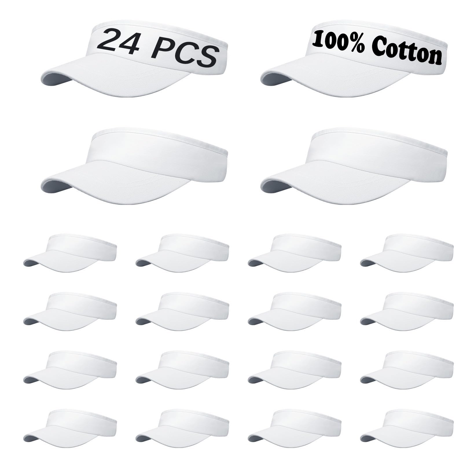 Adjustable Sport Sun Visor Hats Bulk Solid Color Blank Golf Cap Anti Ultraviolet for Beach Tennis Baseball
