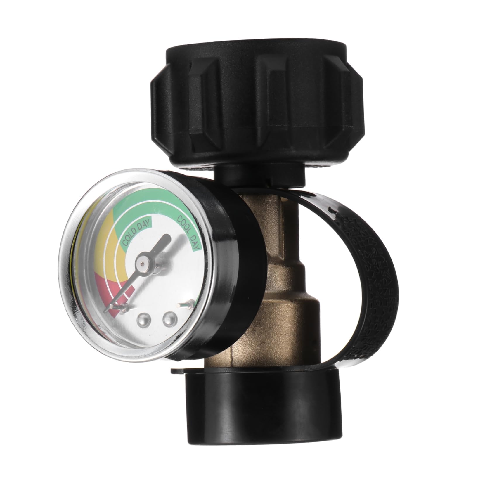 BESPORTBLE Propane Adapter Hose Propane Cylinder Refill Adapter Gas Regulator Temperature Gauge