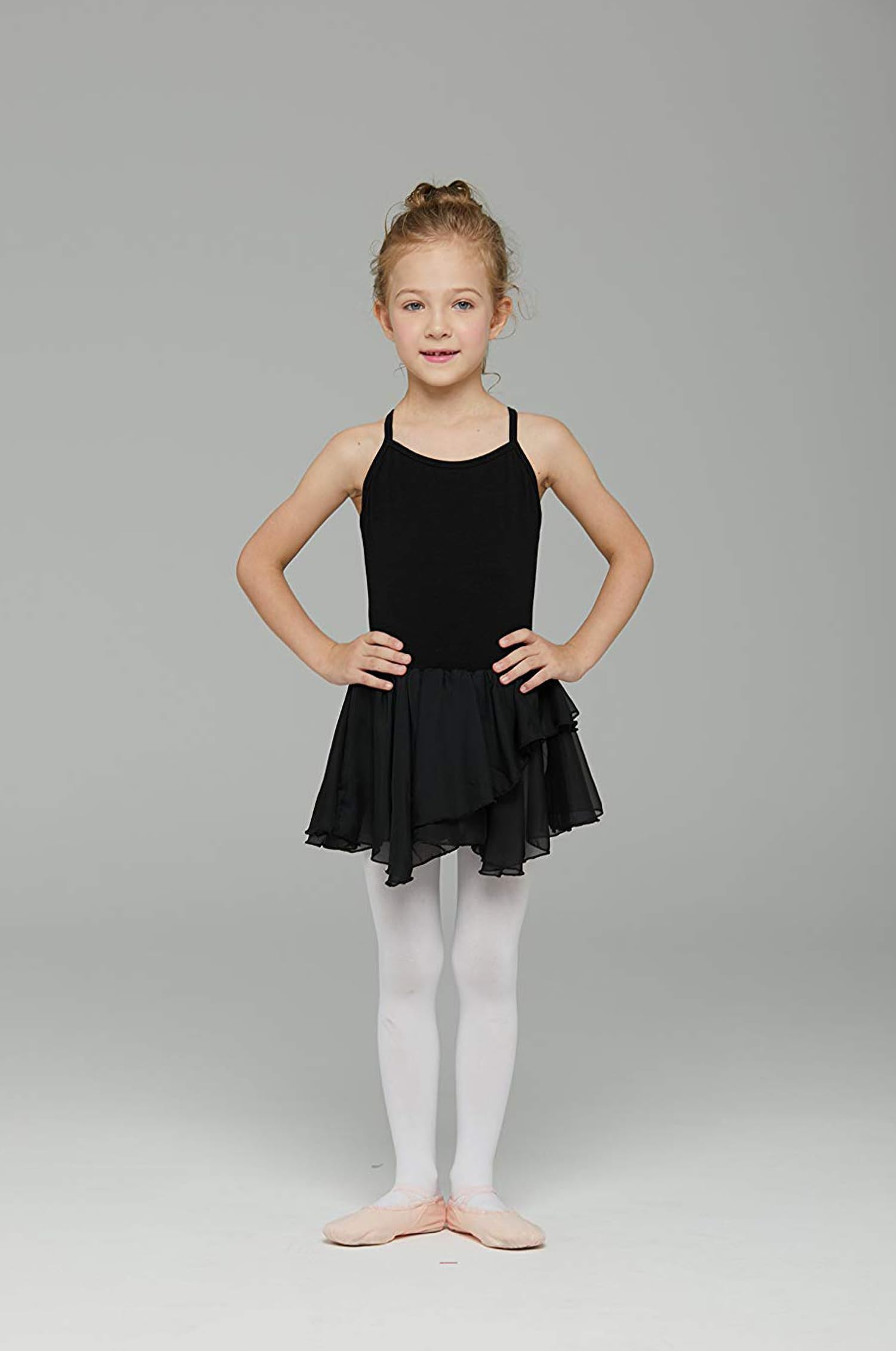 Girls Ballet Dance Leotard Dress Kids Tutu Skirt Gymnastic Skating Sport Costume - Foto 6