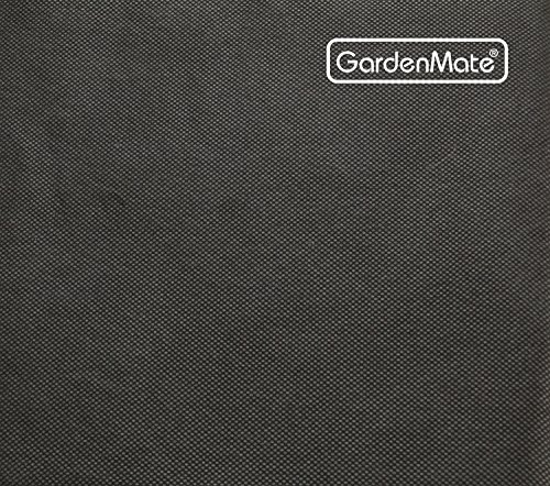 GardenMate 50m² Unkrautvlies Gartenvlies wasserdurchlässig – Unkrautfolie Gartenflies – Unkrautflies 2m x 25m - 50g/m² – Gartenfolie Reißfestes Unkrautschutzvlies - Hohe UV-Stabilisierung