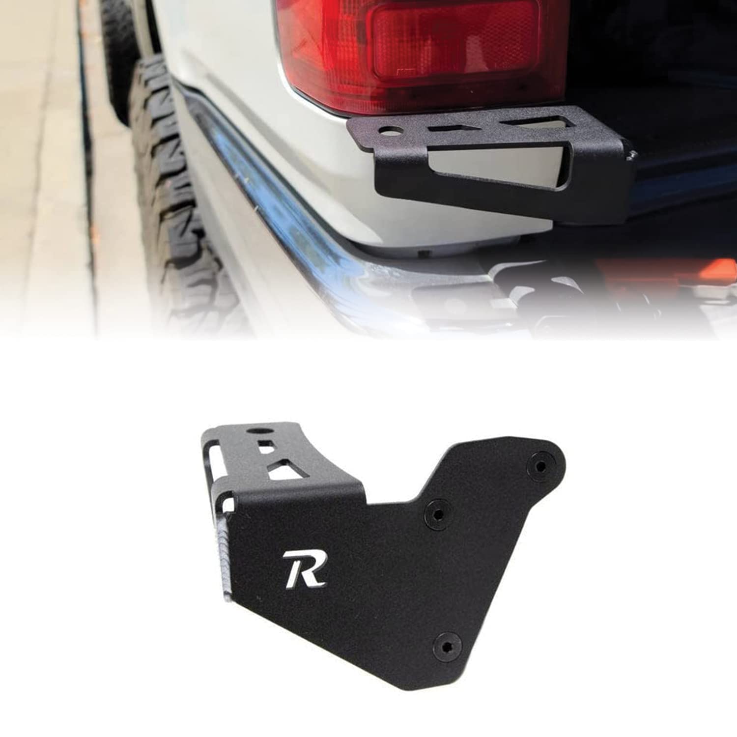 Rago Fabrication CB Antenna Mount for 1996-2002 Toyota 4Runner 3rd Gen | Driver Side | Tailgate Mounted | Made in The USA