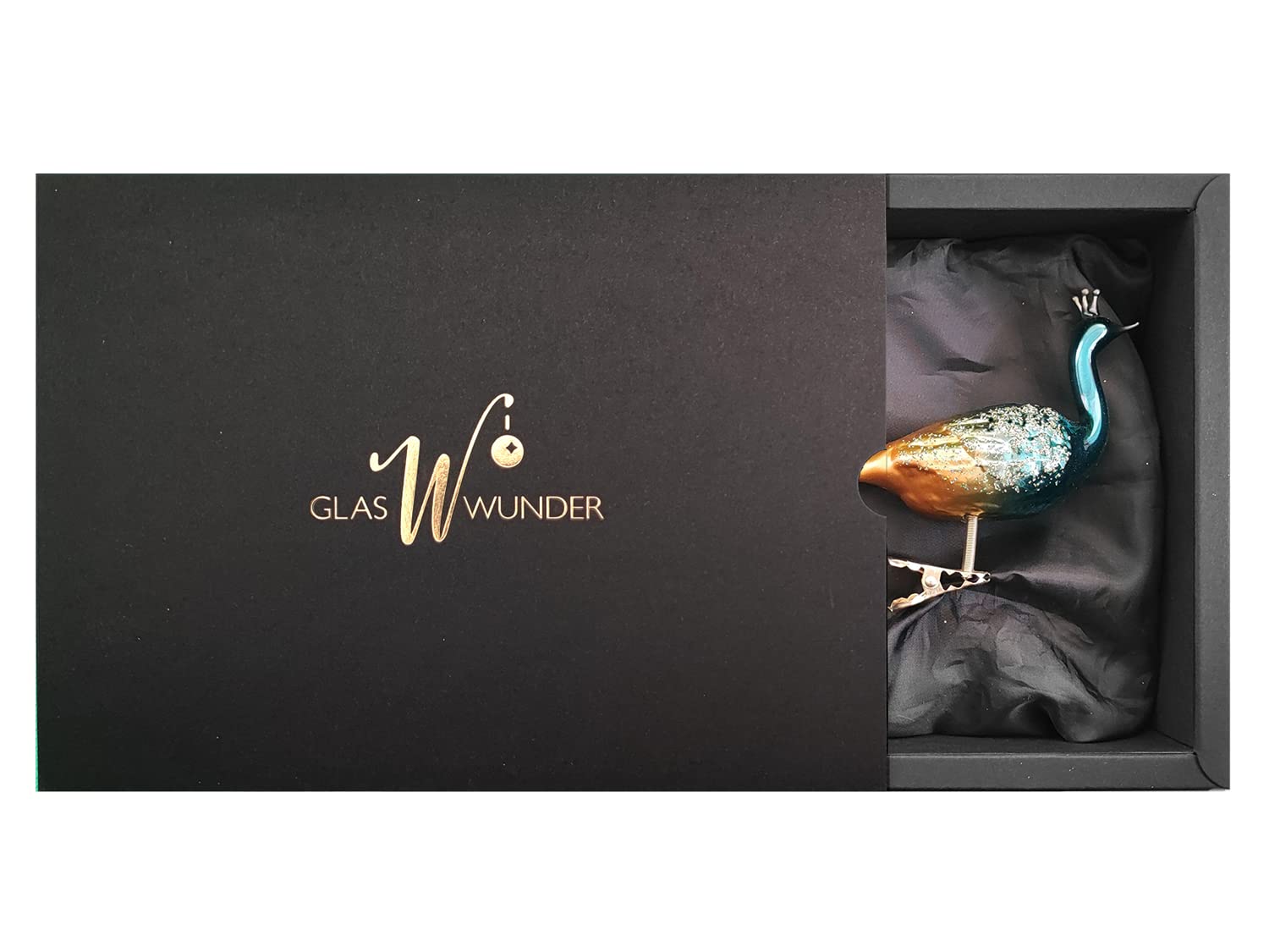 “Your Majesty” – Vogel | Christbaumschmuck Azur blau