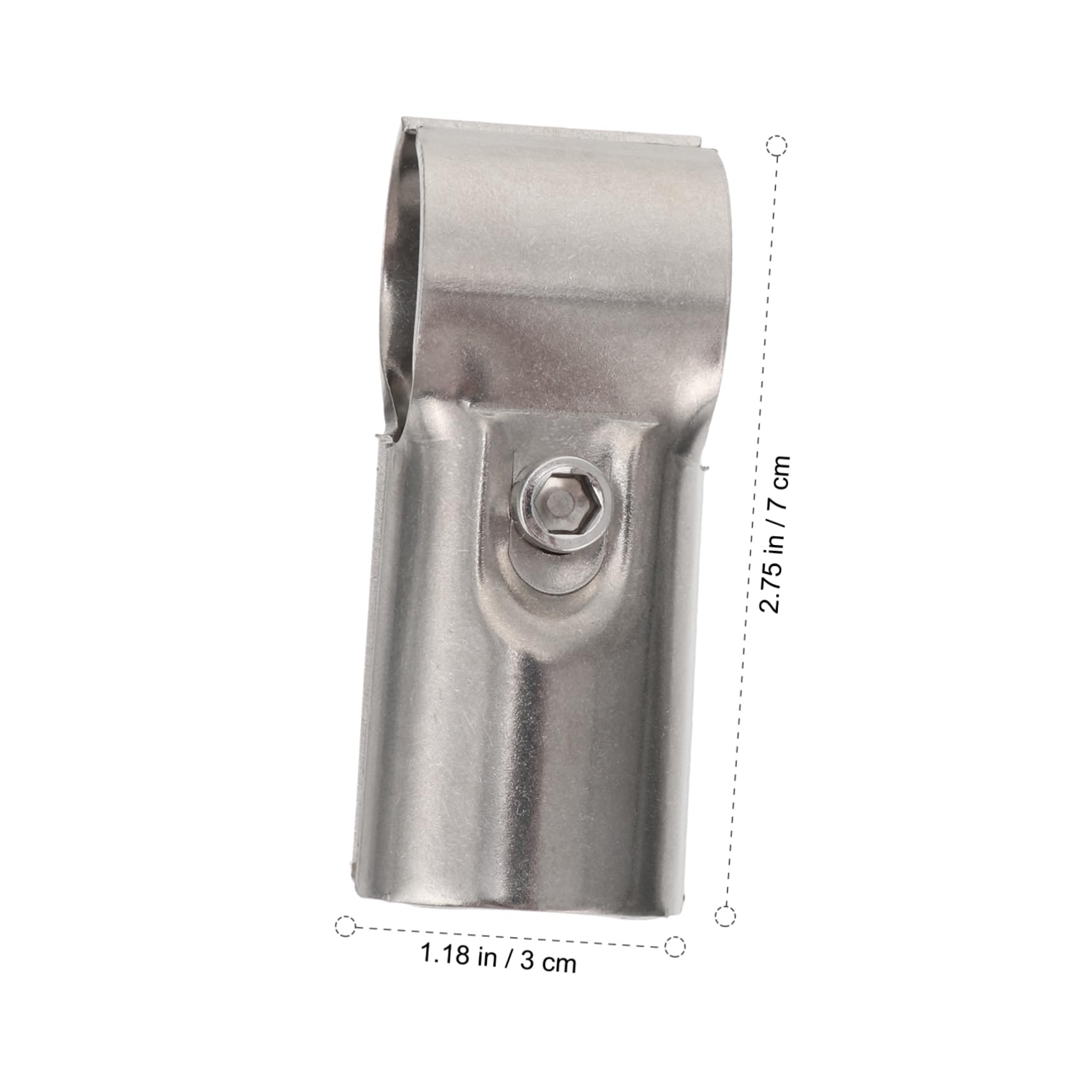 HOODANCOS 5Pcs Wardrobe Extension Connector Heavy Duty Curtain Rod Clothes Rail Connector for Easy Installation Closets Bathrooms and Laundry Rooms