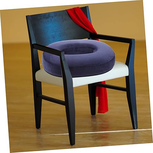 Miniatura 6 de SOLUSTRE Cojín para silla post natal, almohada para hemorroides, cojín ortopédico para dona, almohada de dona, almohada de rosquilla, almohada de