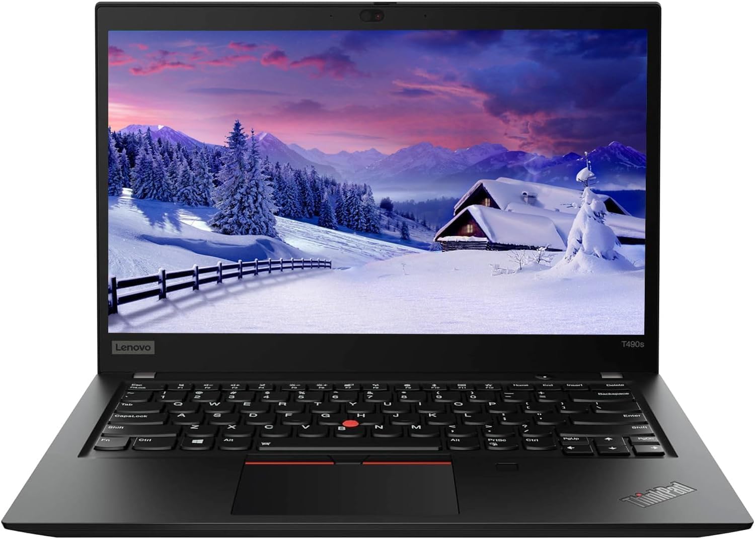 Lenovo ThinkPad T490s Business Laptop 14" FHD (1920x1080), Intel Core i7-8665U, 16GB RAM, SSD da 256GB, tastiera US QWERTY Windows 11 Pro (ricondizionato)